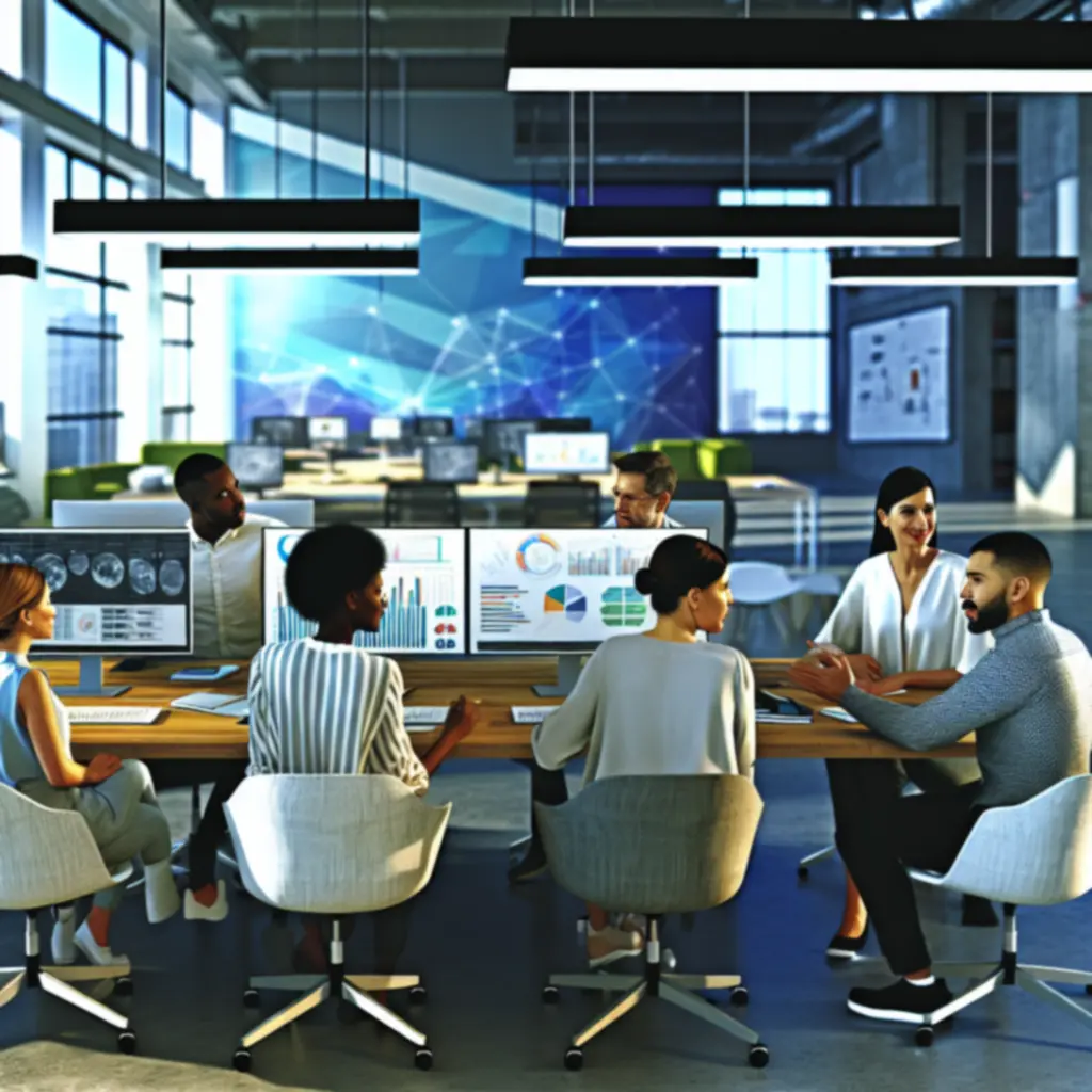 Dashboard view of digital marketing performance and analytics