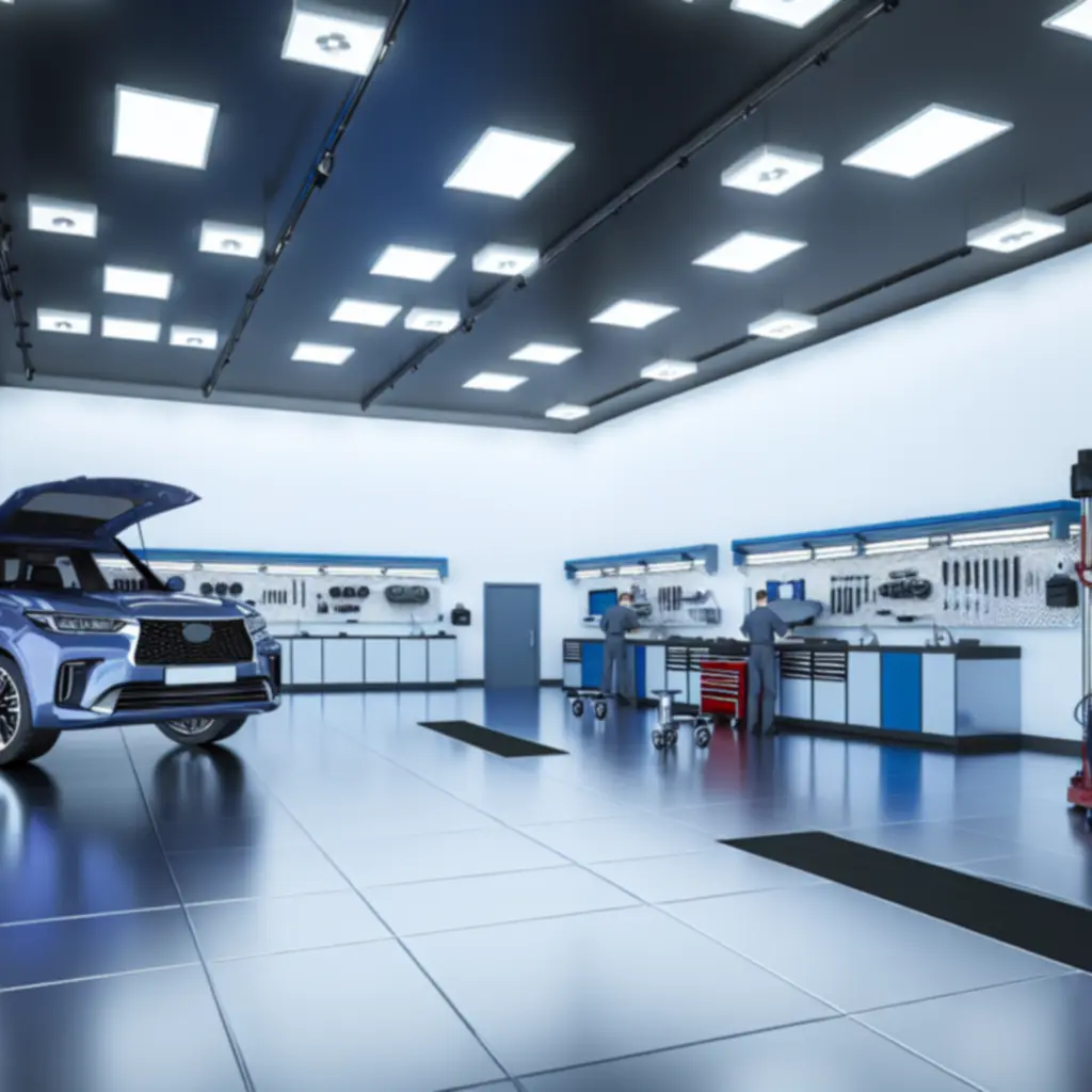 Modern, high-tech workspace symbolizing Wizard Fixx's structured and precise digital marketing environment.