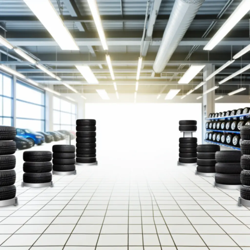 Premium tire services at Wizard Fixx workshop